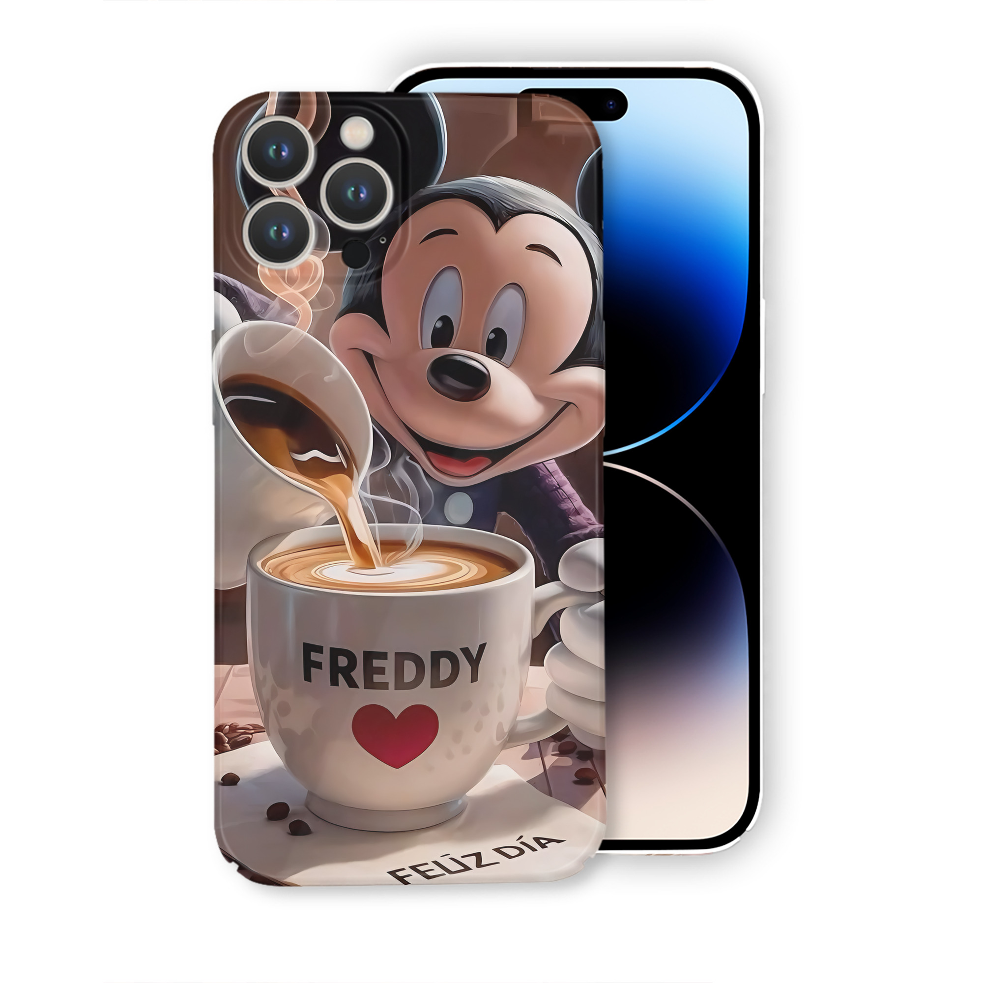 （画像用） ミッキーマウス Mickey Mouse 【iPhone 14シリーズ対応】ハードケース